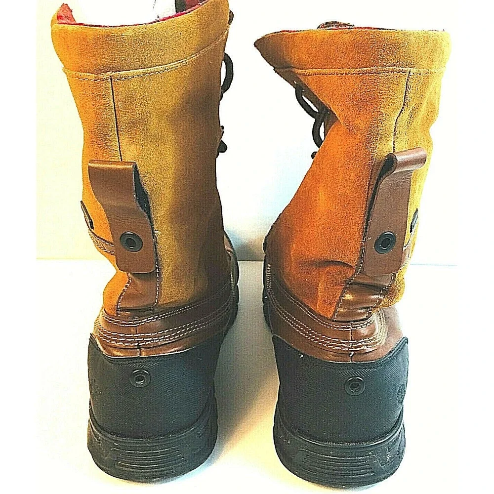 Marc Ecko Men's Size 9.5 Brown Winter Water Resistant Workwear High Top Boots